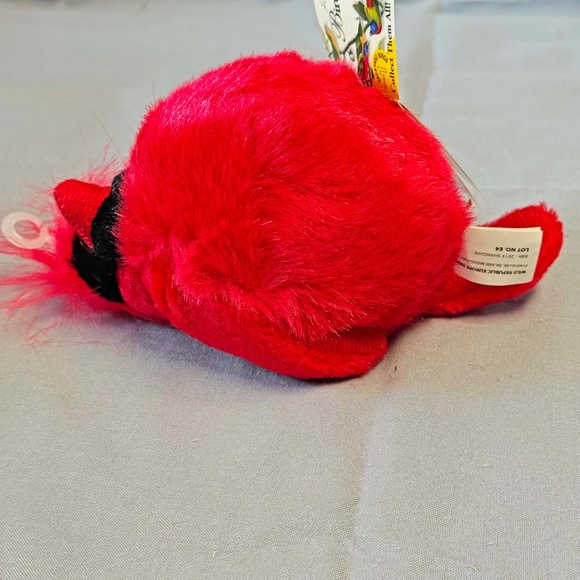 SINGING BIRD, PLAYS REAL BIRD CALLS, RED CARDINAL, 6 L x 4 ½ W x 4 ¾ H INCH PLUS - Picture 5 of 16